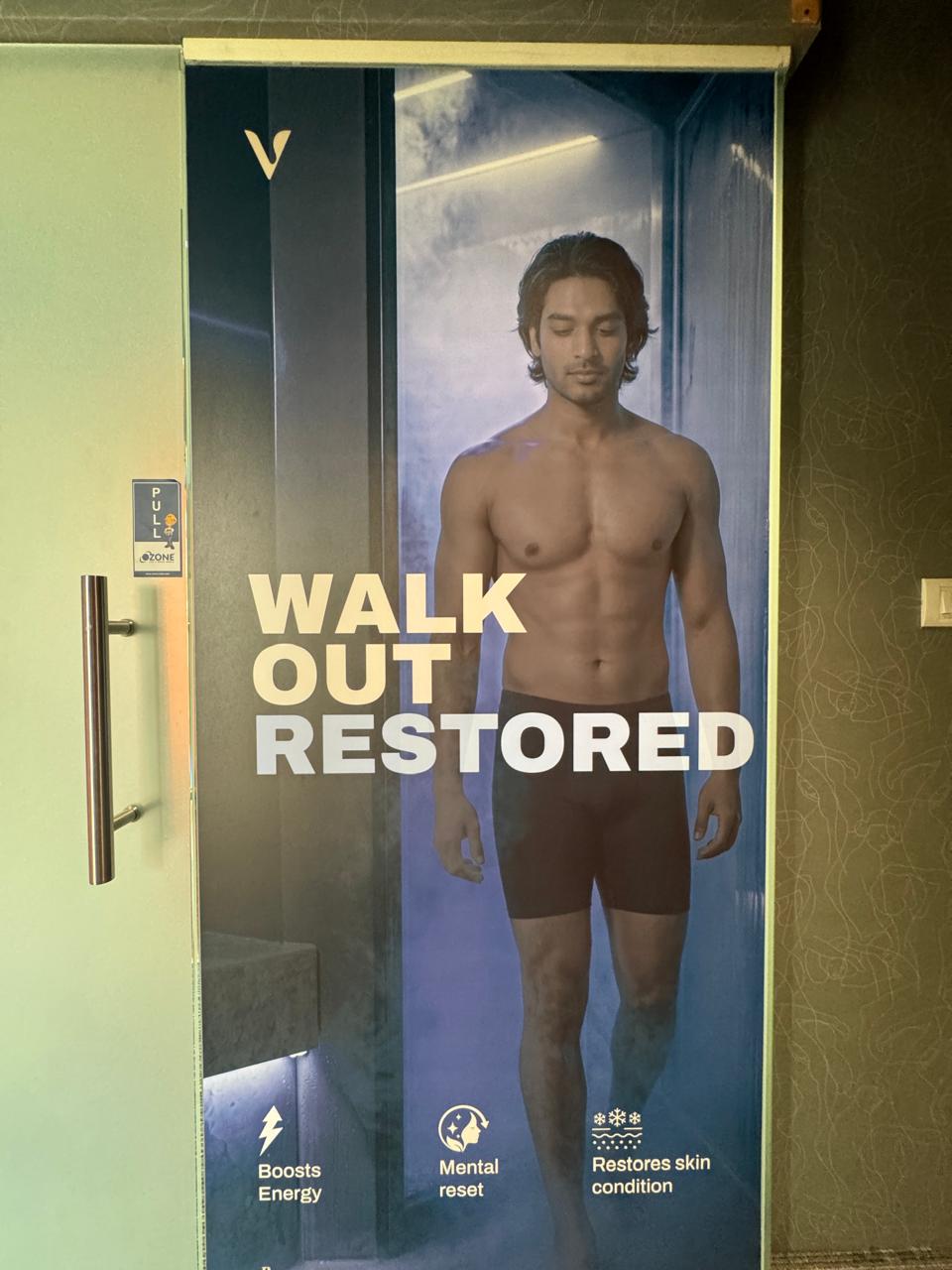 Walk Out Restored, recovery room entrance at VAURA Wellness